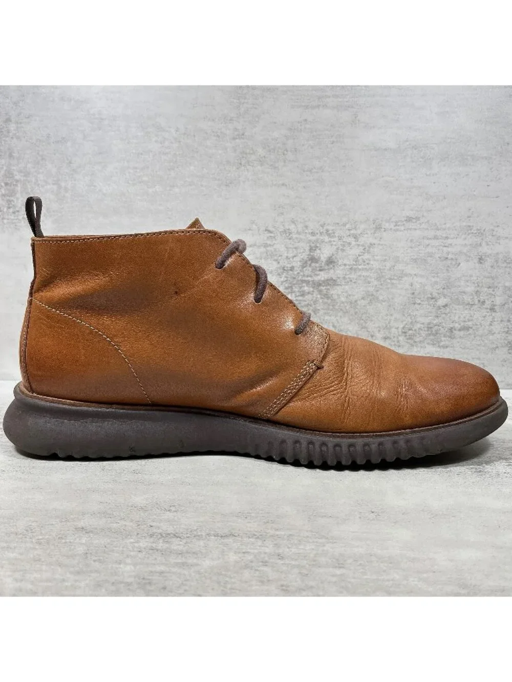 Cole Haan 2.ZeroGrand Chukka Boots - Men's Size 12 - British Tan Java